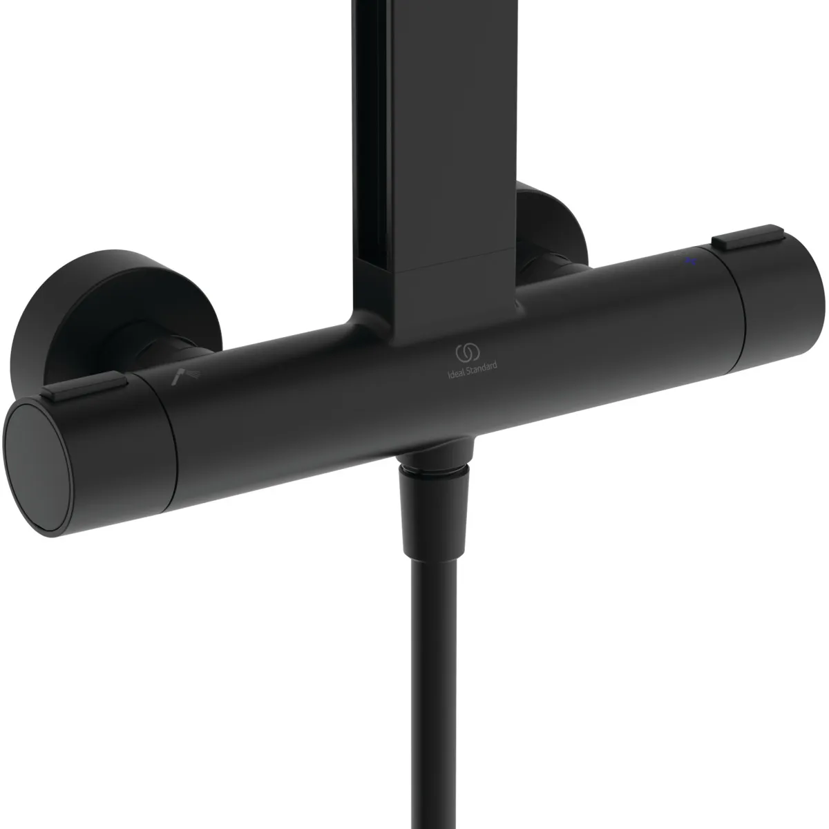 Ideal Standard Ceratherm Alu+ Duschsystem mit Thermostat Silk Black Ideal Standard Ceratherm Alu+ Duschsystem mit Thermostat Silk Black