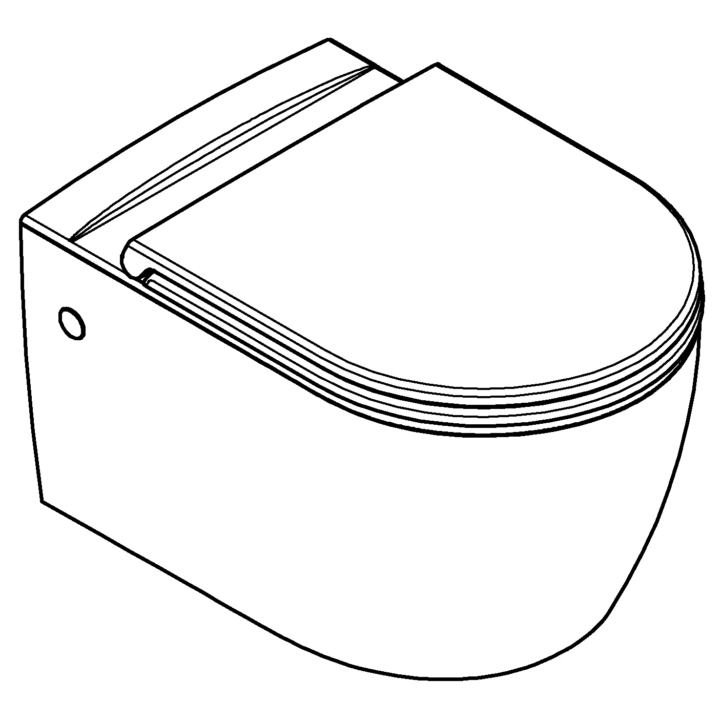 Wand-Tiefspül-WC Set Bau Keramik 103860, für Unterputz-Spülkasten, mit Bau Keramik Wand-WC, WC Sitz mit Deckel, alpinweiß Wand-Tiefspül-WC Set Bau Keramik 103860, für Unterputz-Spülkasten, mit Bau Keramik Wand-WC, WC Sitz mit Deckel, alpinweiß