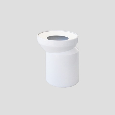WC-Exzenterstutzen DN100, weiß