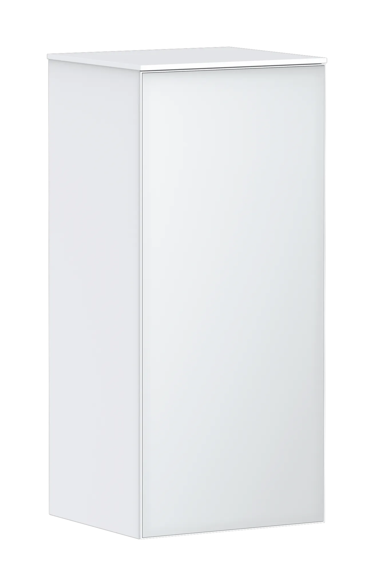 Hansgrohe Xevolos E Halbhochschrank Mattweiß 400⁄360, Türanschlag links, Oberfläche Front: Weiß Metallic Hansgrohe Xevolos E Halbhochschrank Mattweiß 400⁄360, Türanschlag links, Oberfläche Front: Weiß Metallic