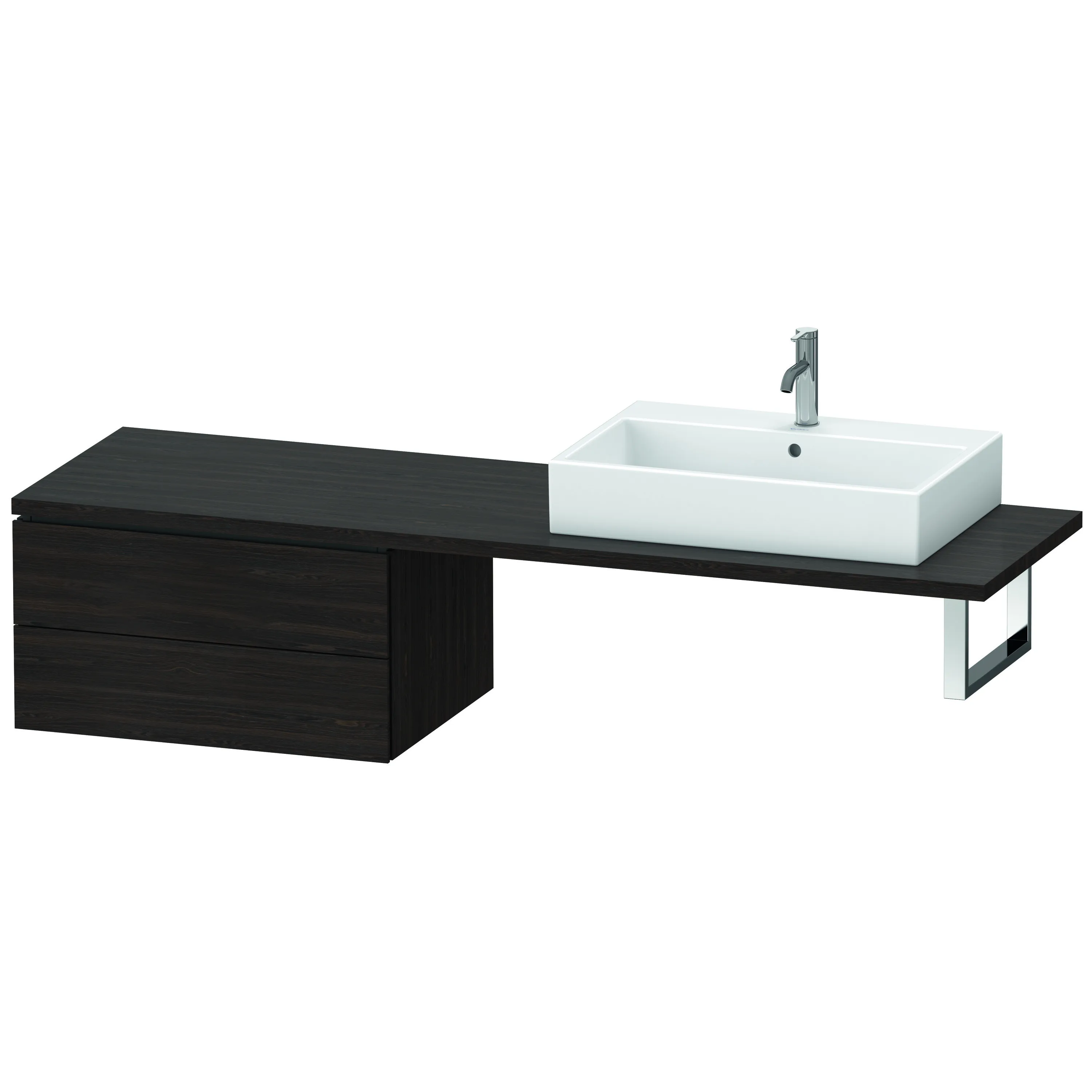 Duravit Unterschrank für Konsole „L-Cube“ 72 × 40 × 54,7 cm Nussbaum gebürstet
