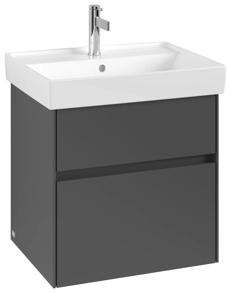 Villeroy & Boch Collaro Waschbeckenunterschrank 554x546x444 mm Graphite