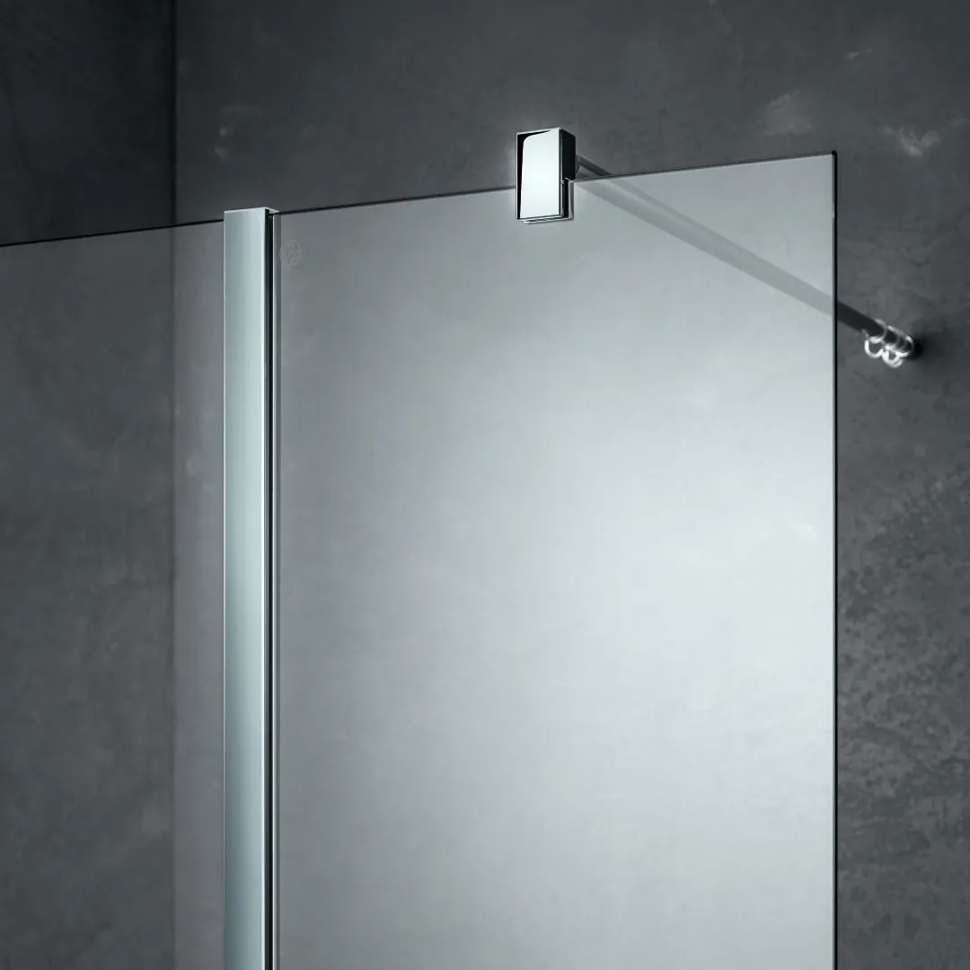 Kermi Duschdesign Walk-In-Duschkabine „WALK-IN XB“ Glas Klar, Profile Silber Hochglanz, BV: 300 - 300 mm H: 2000 mm