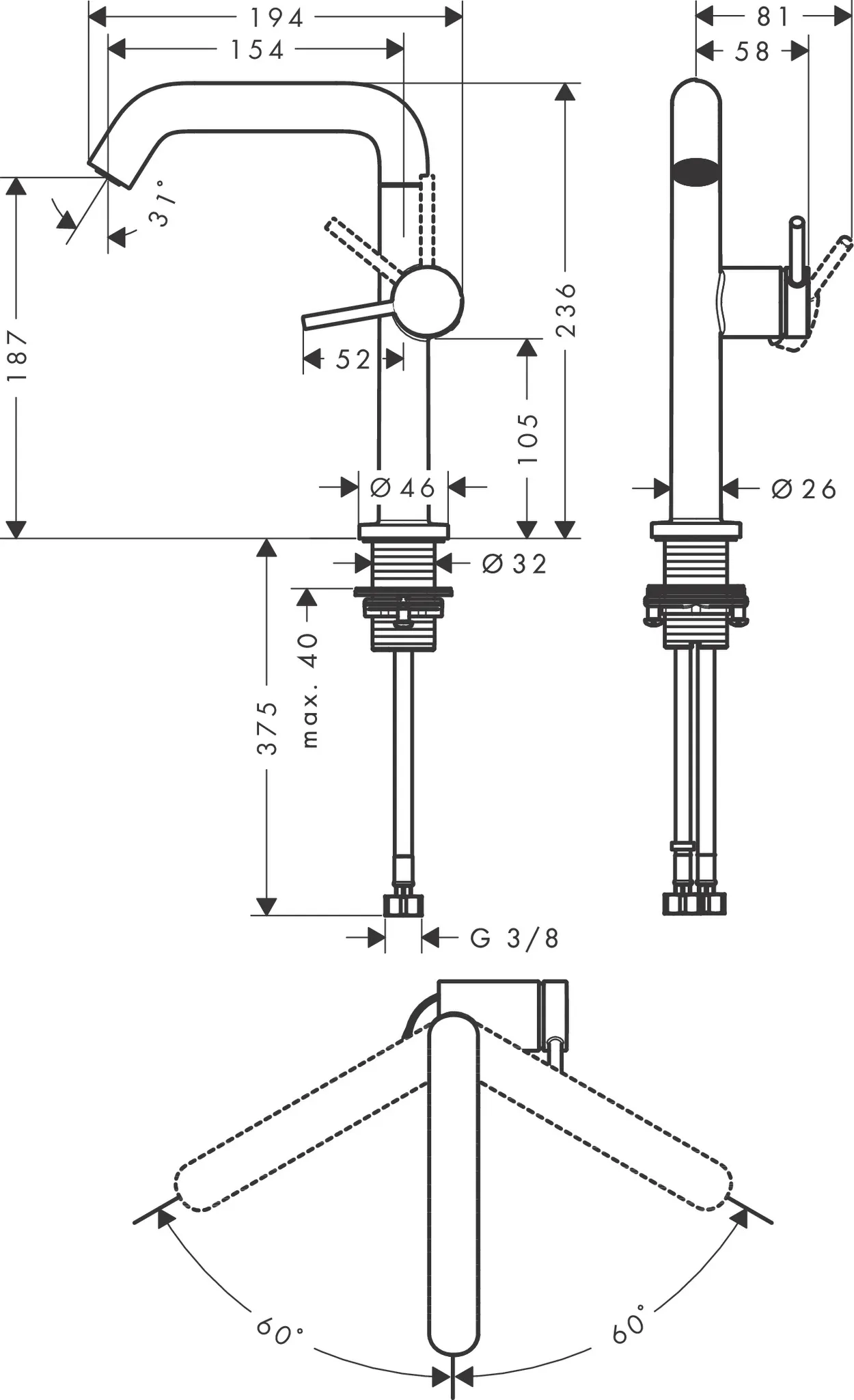 Tecturis S Einhebel-Waschtischmischer 210 Fine CoolStart mit Schwenkauslauf und Push-Open Ablaufgarnitur Chrom Tecturis S Einhebel-Waschtischmischer 210 Fine CoolStart mit Schwenkauslauf und Push-Open Ablaufgarnitur Chrom
