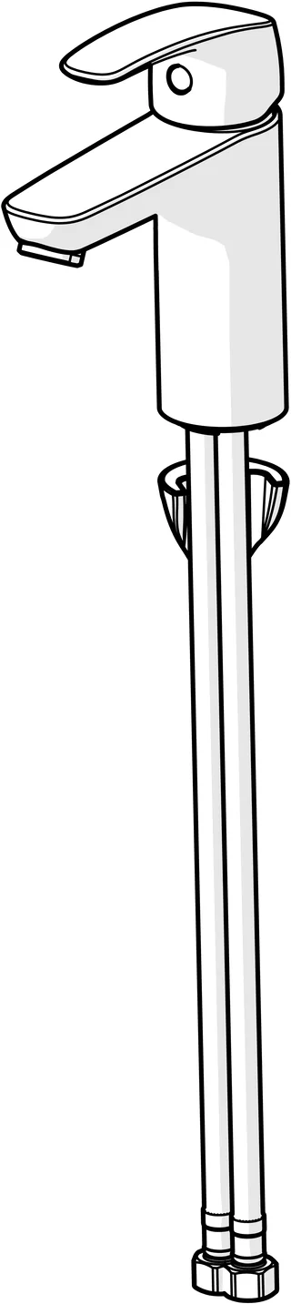 HansaPINTO Waschtischarmatur Hansapinto 2017 Einhebelmischer Chrom DN15