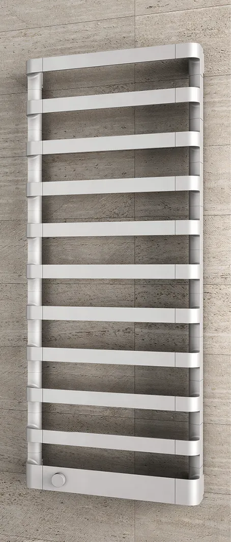BEMM Design-Elektroheizkörper „Step E“ 50 × 77,5 cm in Weiß (RAL 9016)