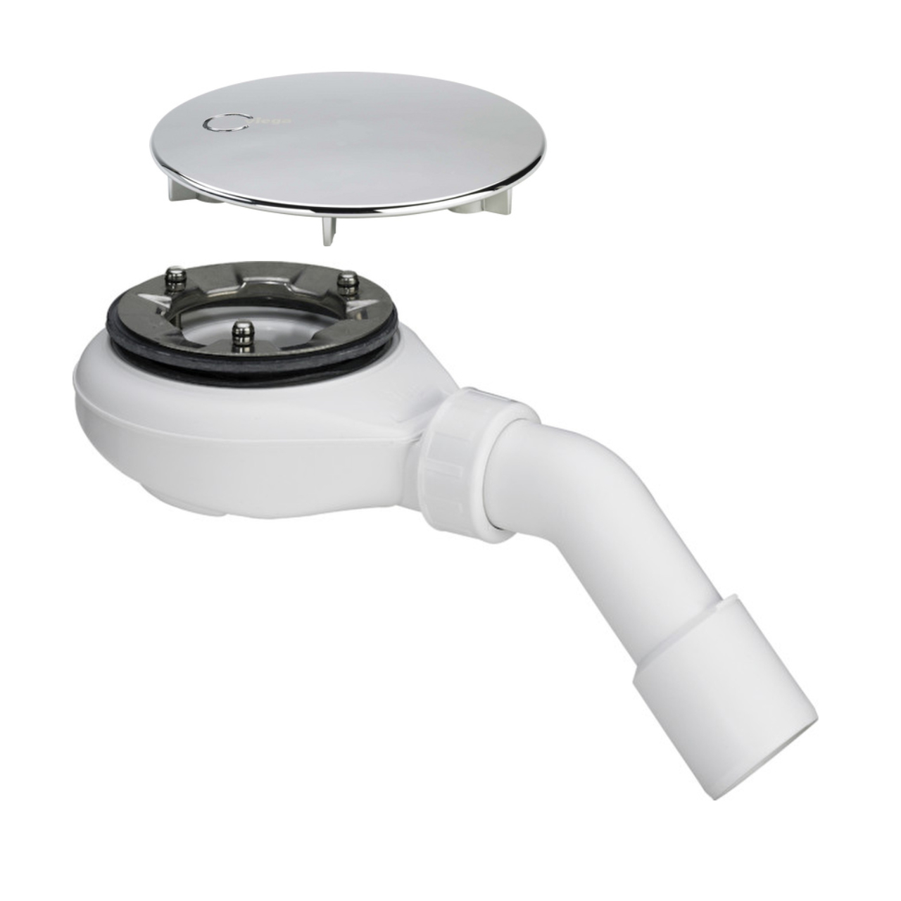 Set-Ablaufgarnitur mit Ablaufabdeckung Tempoplex Duschwannen Ablaufgarnitur, extraflach (60 mm) 6963.1 Set-Ablaufgarnitur mit Ablaufabdeckung Tempoplex Duschwannen Ablaufgarnitur, extraflach (60 mm) 6963.1