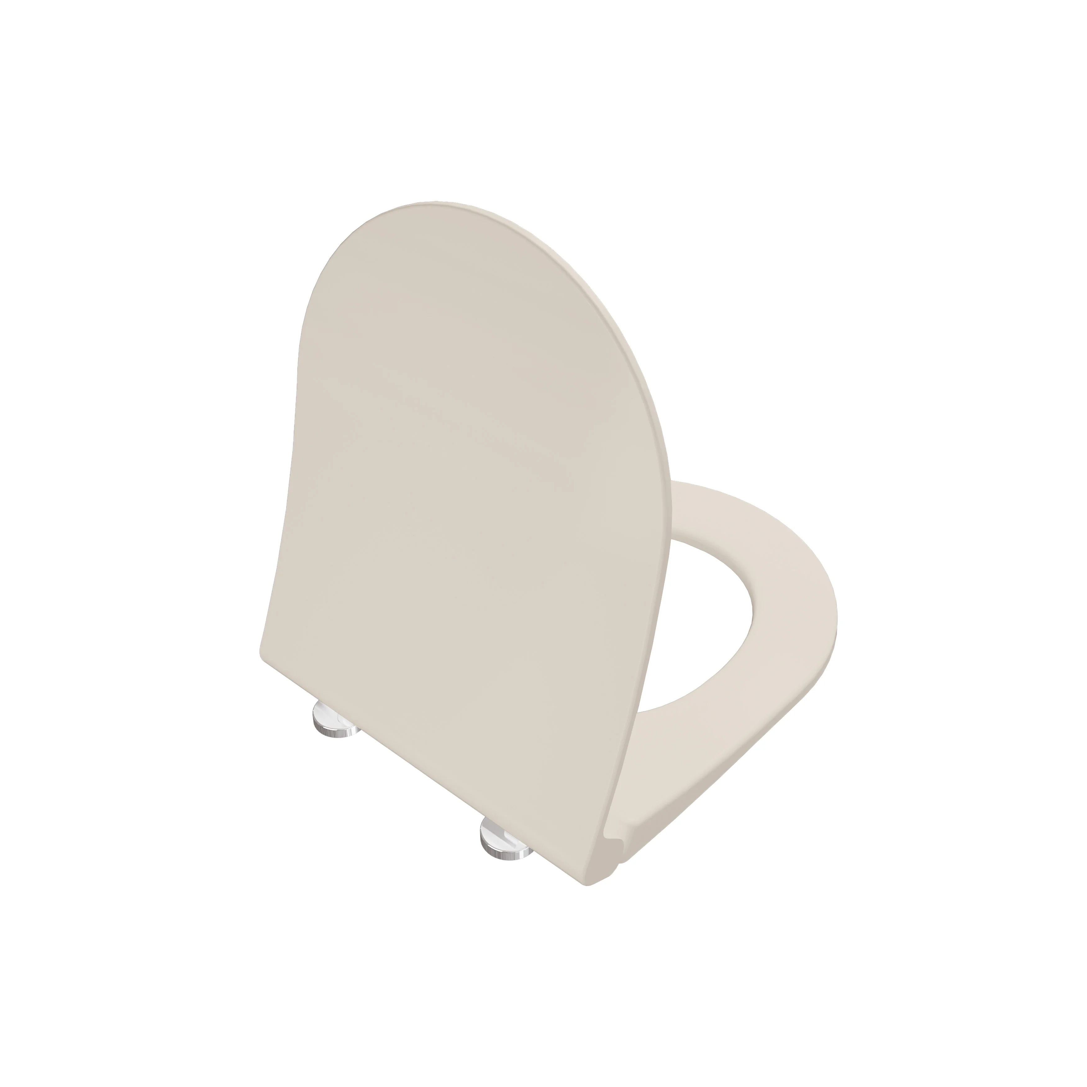 VitrA Universal Round WC-Sitz Slim Sandwich mit Absenkautomatik, Duroplast Sandbeige Matt, 36,3 x 45,7 x 5,3 cm VitrA Universal Round WC-Sitz Slim Sandwich mit Absenkautomatik, Duroplast Sandbeige Matt, 36,3 x 45,7 x 5,3 cm