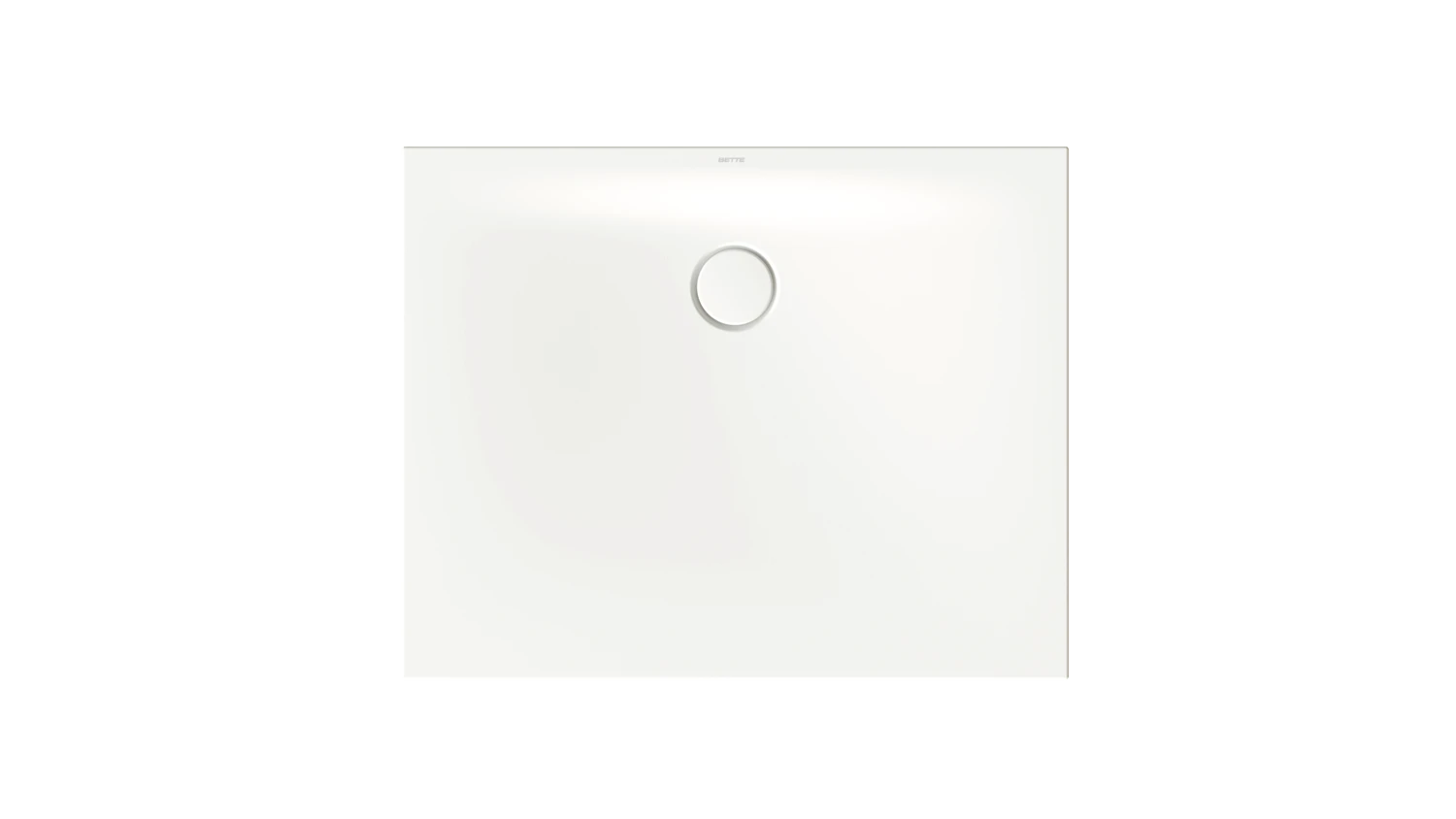 Bette rechteck Duschwanne „BetteFloor Side“ 1000 × 800 mm ohne Oberflächenbeschichtung, ohne Oberflächenveredelung, ohne Wannenträger, in Snow