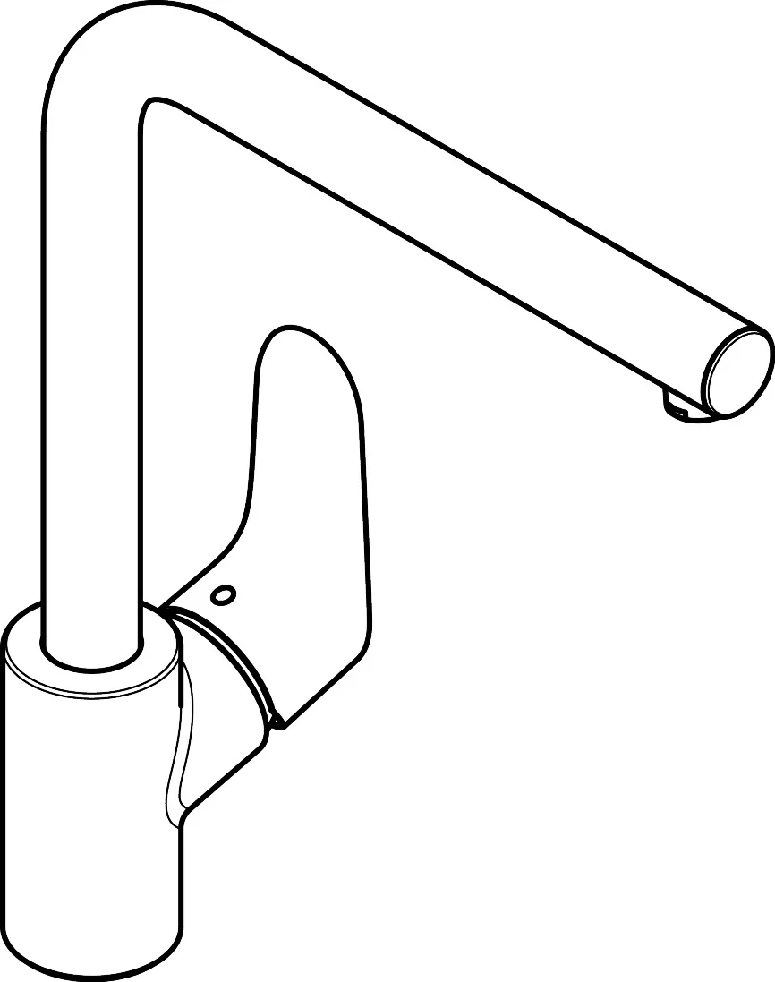 Hansgrohe Focus M41 Einhebel-Küchenmischer 280, Edelstahl, 1 Jet, Schwenkbereich einstellbar in 3 Stufen auf 110°, 150° oder 360°, Normalstrahl, maximale Durchflussmenge bei 3 bar: 12 l/min, Keramikmischsystem, Temperaturbegrenzung einstellbar, für Durch Hansgrohe Focus M41 Einhebel-Küchenmischer 280, Edelstahl, 1 Jet, Schwenkbereich einstellbar in 3 Stufen auf 110°, 150° oder 360°, Normalstrahl, maximale Durchflussmenge bei 3 bar: 12 l/min, Keramikmischsystem, Temperaturbegrenzung einstellbar, für Durch