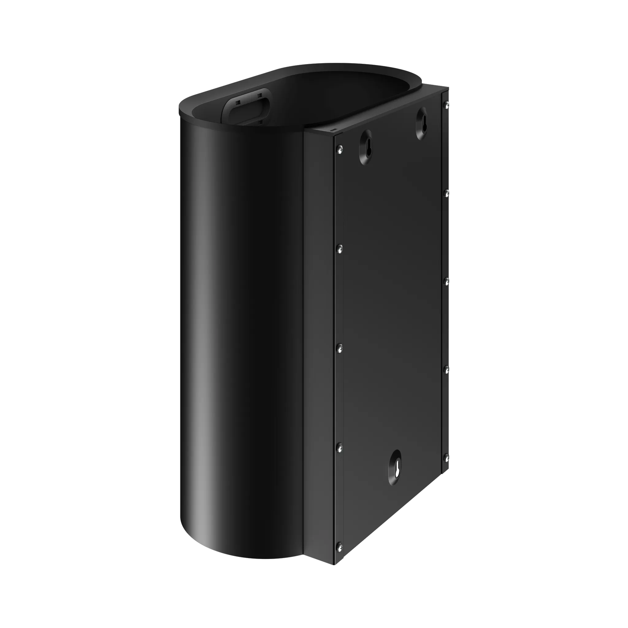 Plan Abfallsammler wandhängend schwarz matt Plan Abfallsammler wandhängend schwarz matt