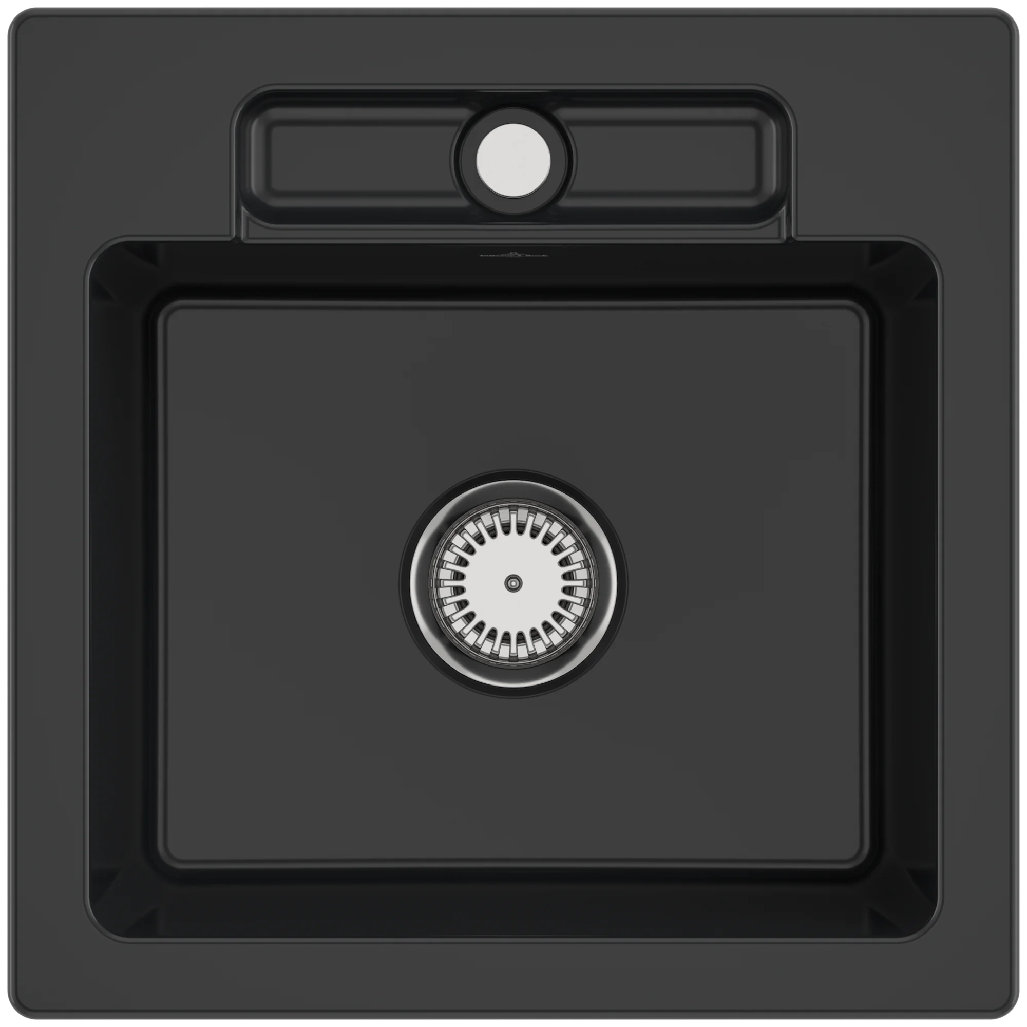 Villeroy & Boch Siluet 50 S Einbauspüle, 510 x 220 x 510 mm, TitanCeram Pure Black Villeroy & Boch Siluet 50 S Einbauspüle, 510 x 220 x 510 mm, TitanCeram Pure Black