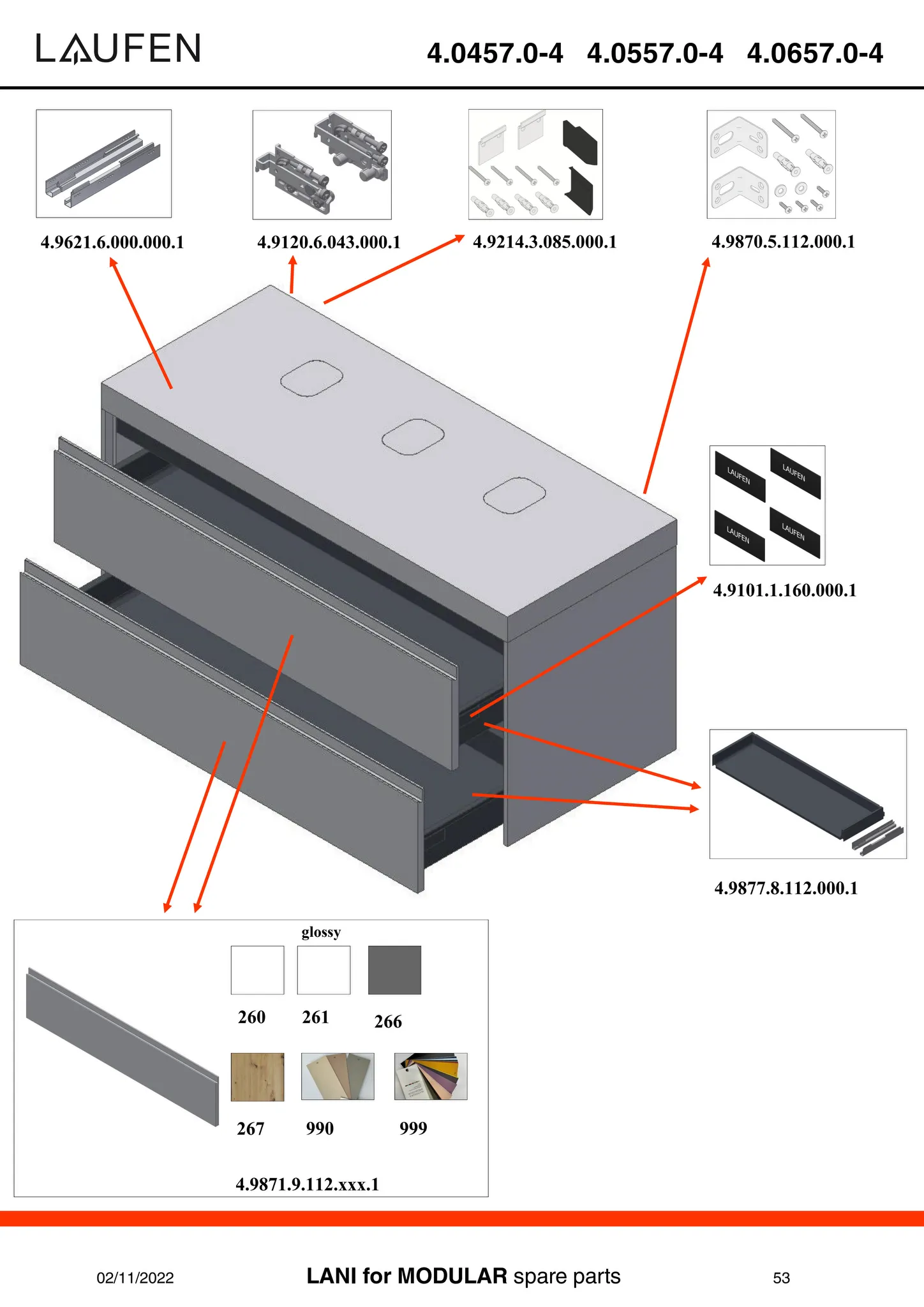 Laufen Waschtischunterbau+Waschtischplatte MODULAR SYSTEM LANI 495x1185x580 verkehrsgrau Laufen Waschtischunterbau+Waschtischplatte MODULAR SYSTEM LANI 495x1185x580 verkehrsgrau