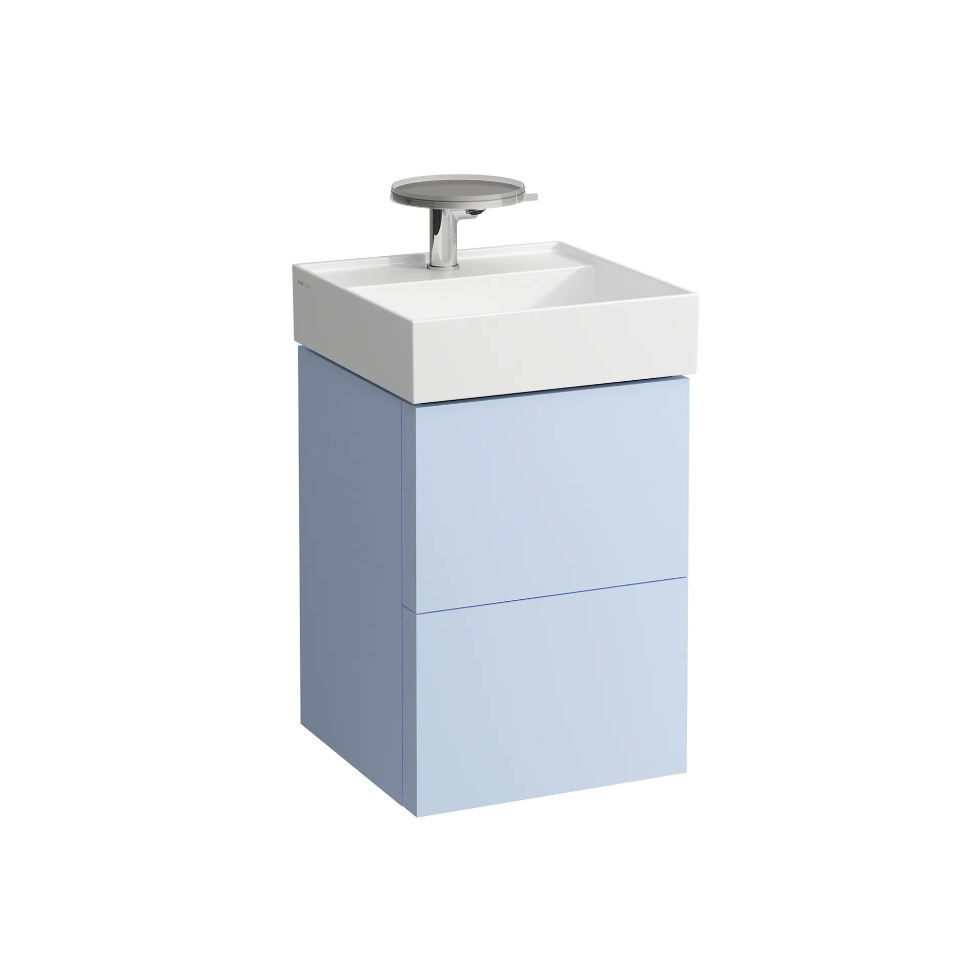 Laufen Waschtischunterbau „Kartell“ 450 × 600 × 440 mm Graublau Laufen Waschtischunterbau „Kartell“ 450 × 600 × 440 mm Graublau