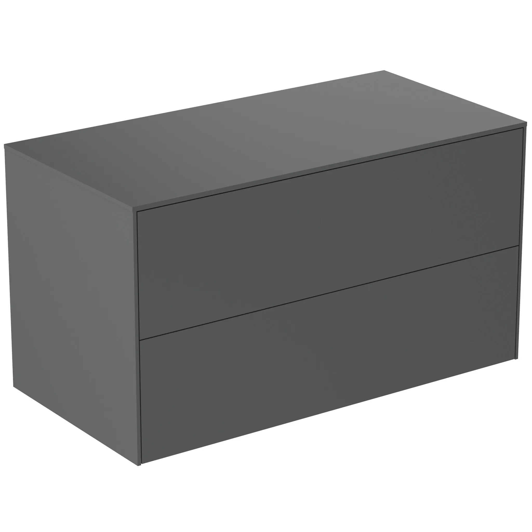 Ideal Standard Waschtischunterschrank Conca, 2 Auszüge, anthrazit