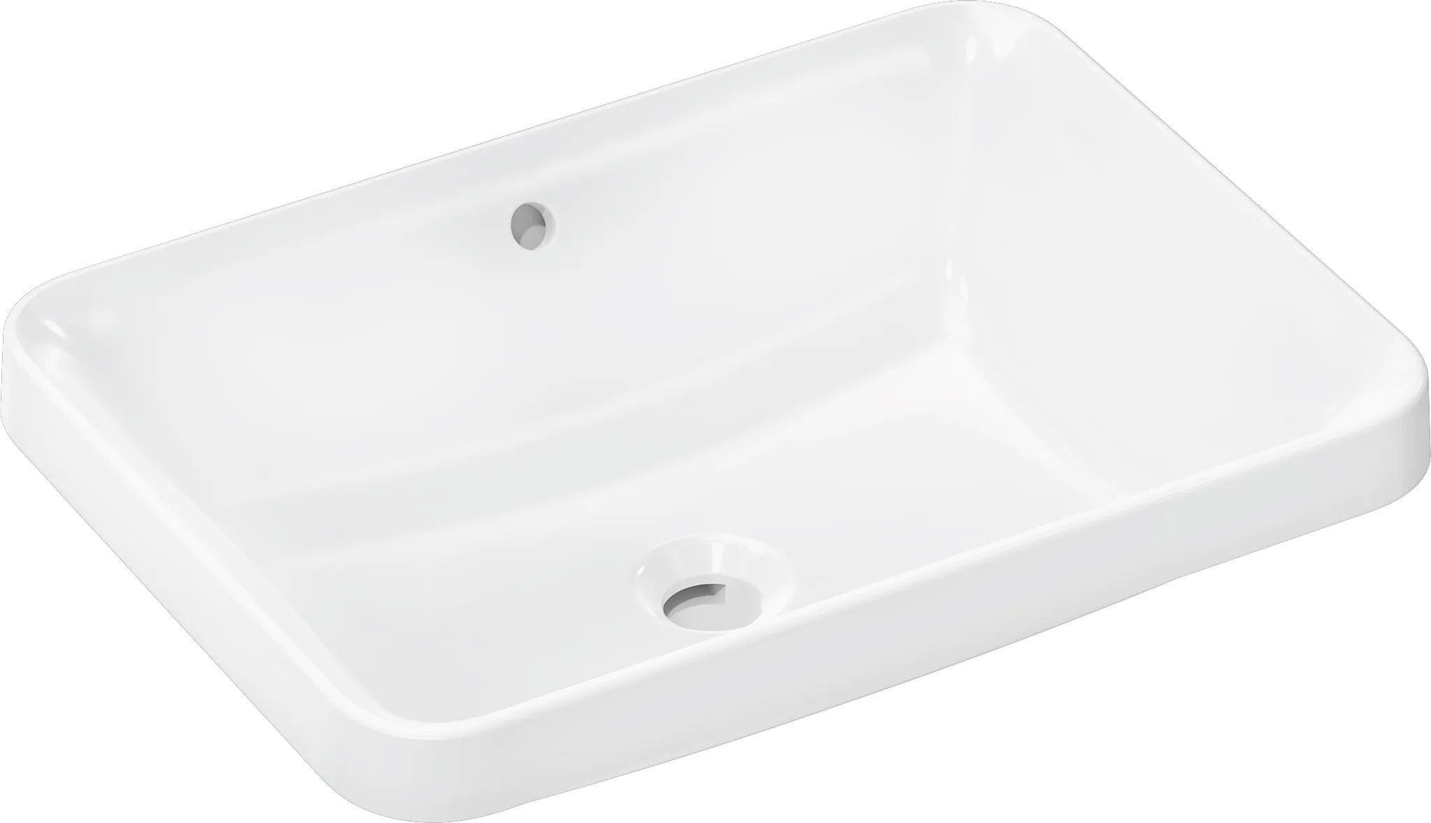 Hansgrohe Xuniva Q Einbauwaschtisch 550⁄400 Weiß Hansgrohe Xuniva Q Einbauwaschtisch 550⁄400 Weiß