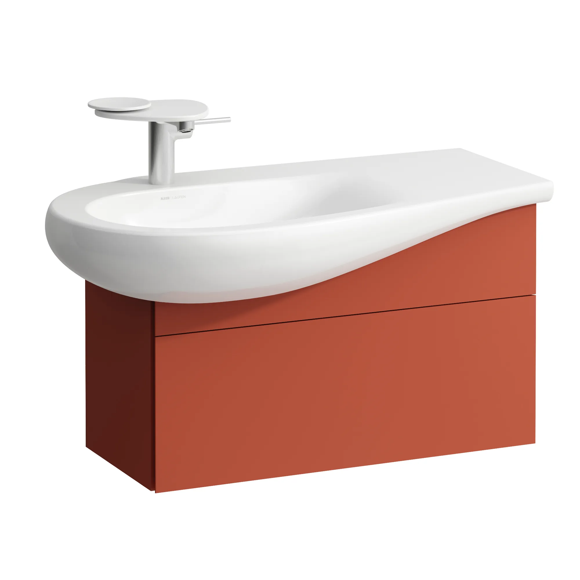 Laufen Hochschrank „Ilbagnoalessi“ 732 × 442 × 321 mm Terracotta, links