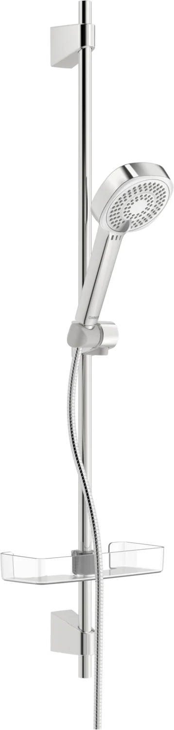 HansaBASICJET Style Wandstangen-Brausenset 4479 3-strahlig Chrom
