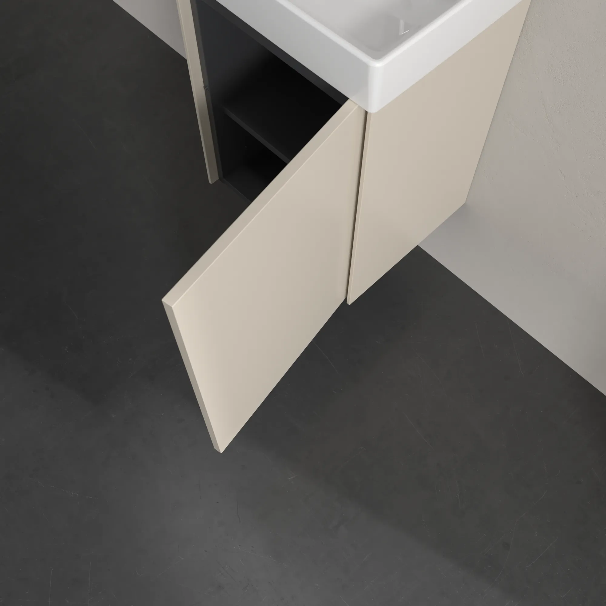 Villeroy & Boch Waschtischunterschrank „Collaro“ für Schrankwaschtisch 41 × 54,6 × 34,4 cm 1 Tür, Anschlag (Scharnier) rechts