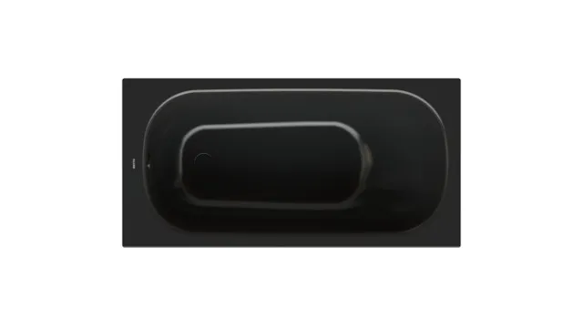 Bette BetteClassic Badewanne Rechteck Ebony 1400x700x450 mm Einbau Unterbau 1-Sitzer Bade-Duschkombination glasierter Titan-Stahl