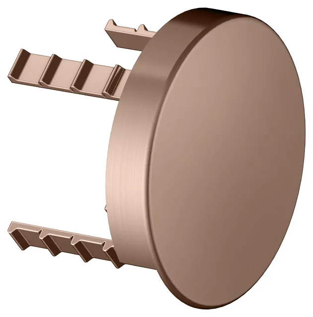 KEUCO Abdeckblende rund für Rohrunterbrecher 90 mm Rotgold gebürstet