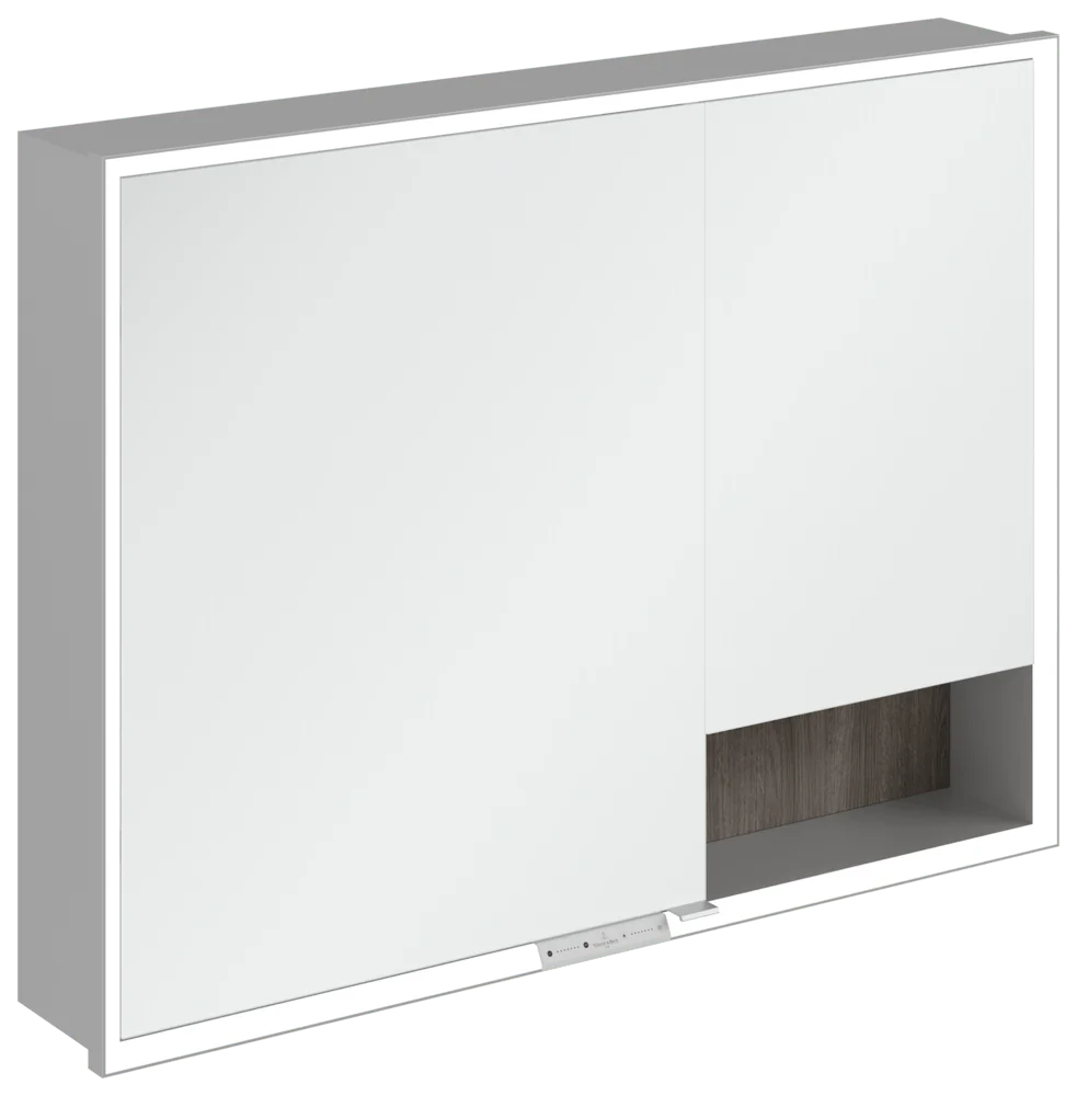 Villeroy & Boch Einbau-Spiegelschrank My View+ A48210 1000x750x167mm mit Beleuchtung Stone Oak Villeroy & Boch Einbau-Spiegelschrank My View+ A48210 1000x750x167mm mit Beleuchtung Stone Oak