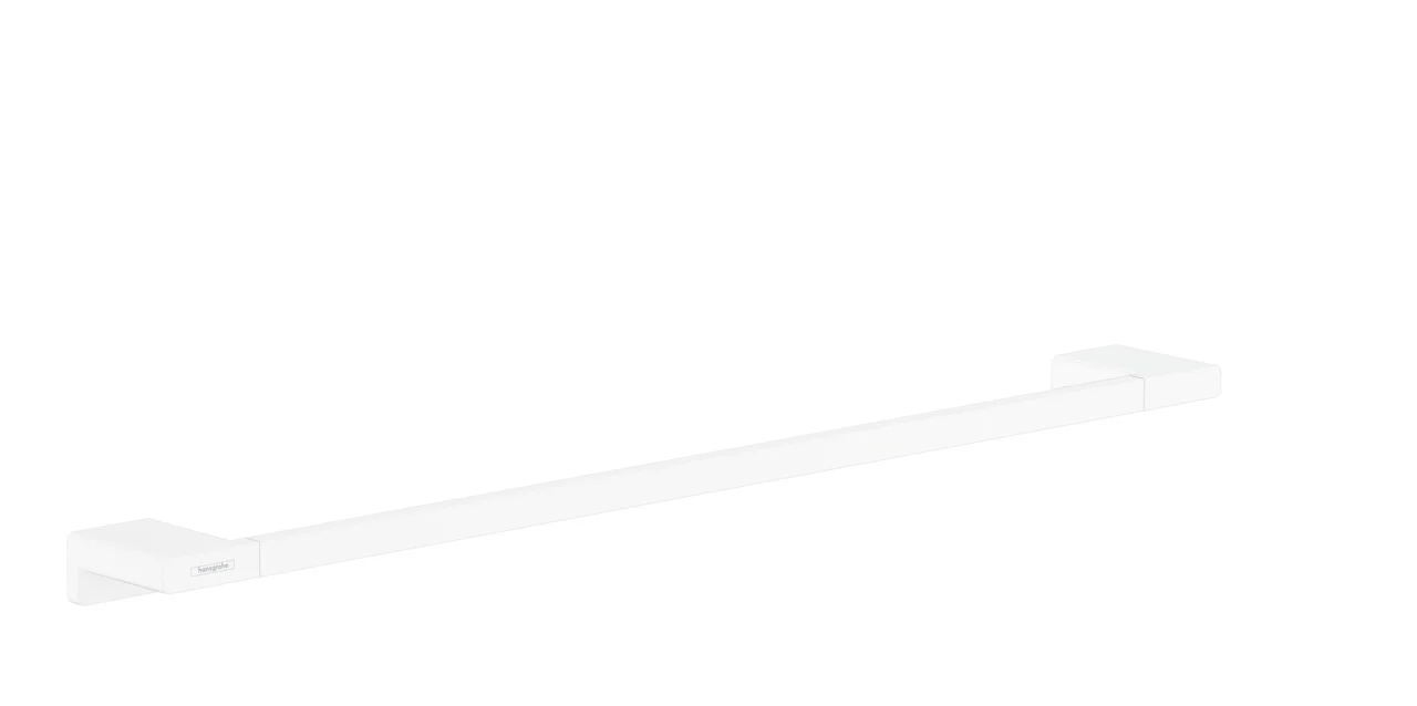 Hansgrohe AddStoris Q Badetuchhalter, mattweiß, 648 mm Länge, Wandmontage mit verdeckter Befestigung Hansgrohe AddStoris Q Badetuchhalter, mattweiß, 648 mm Länge, Wandmontage mit verdeckter Befestigung