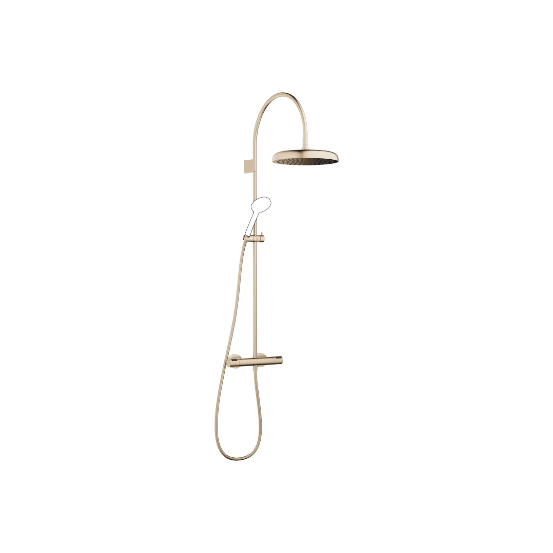 Dornbracht Shower Pipe mit Brause-Thermostat COYA 34459404 Champagne gebürstet (22kt Gold) Dornbracht Shower Pipe mit Brause-Thermostat COYA 34459404 Champagne gebürstet (22kt Gold)