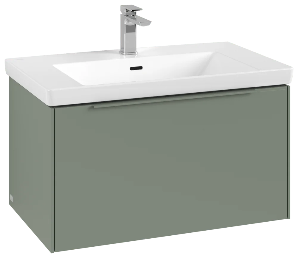 Villeroy & Boch Subway 3.0 Waschbeckenunterschrank C573L2, 772 x 429 x 478 mm, Soft Green