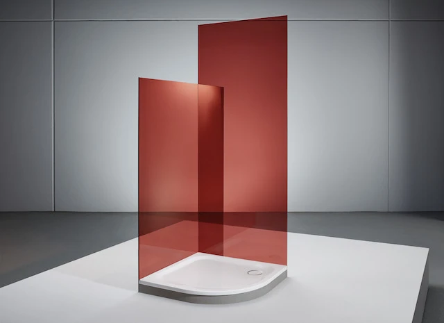 Bette viertelkreis Duschwanne „BetteCorner“ 100 × 100 cm in Curry Bette viertelkreis Duschwanne „BetteCorner“ 100 × 100 cm in Curry
