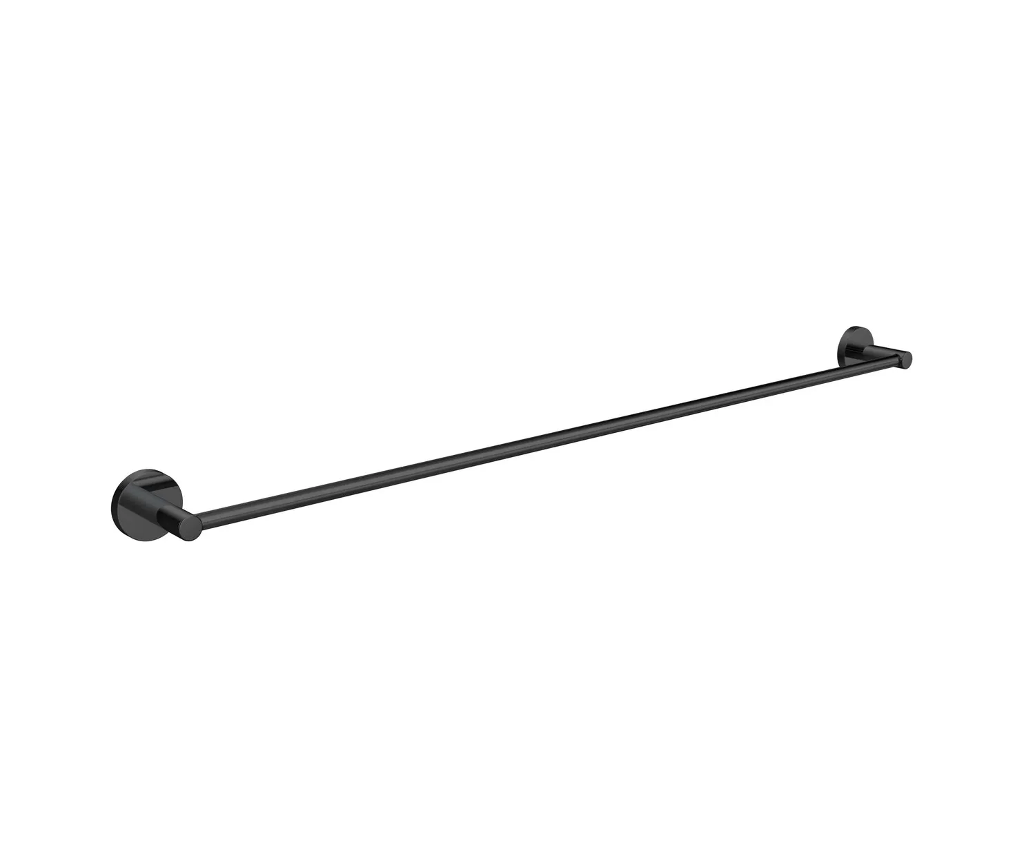 round Badetuchhalter800 mm, schwarz, Objekt
