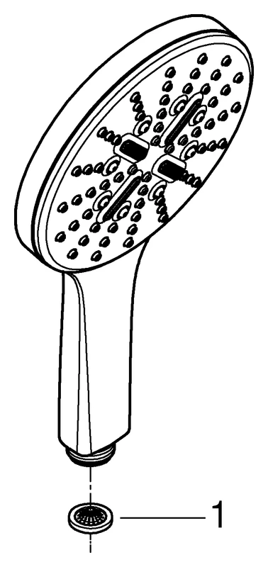 Grohe Rainshower SmartActive 130 Handbrause, chrom Grohe Rainshower SmartActive 130 Handbrause, chrom