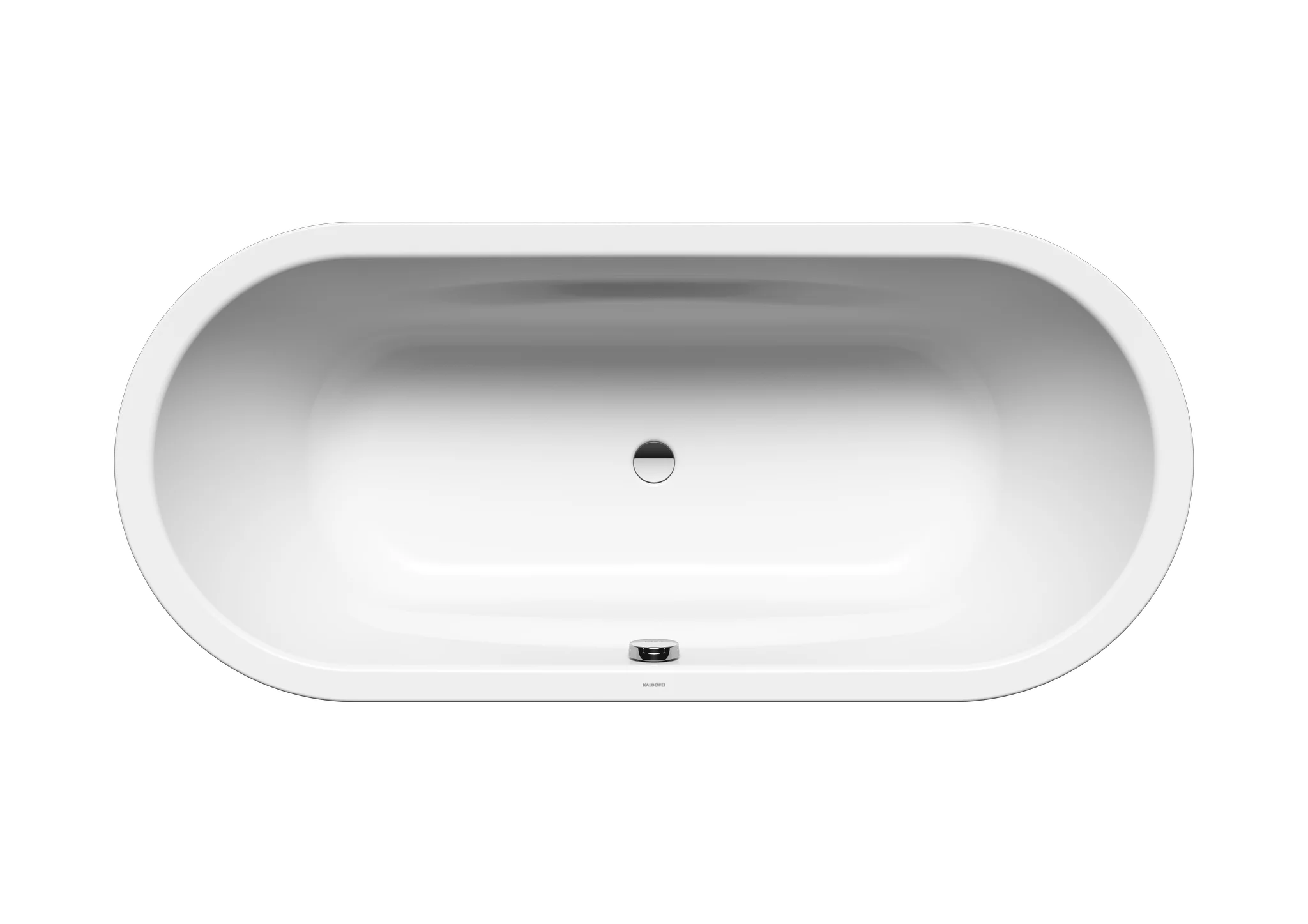 Kaldewei VAIO DUO OVAL Badewanne, oval, alpinweiß, 1800 x 800 mm, 420 mm Tiefe