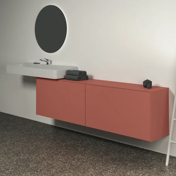 Ideal Standard Waschtischunterschrank Conca, 2 Auszüge, Sunset, 1987x373x550 mm
