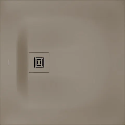 Duravit quadrat Duschwanne „Sustano“ 80 × 80 cm in Greige Matt