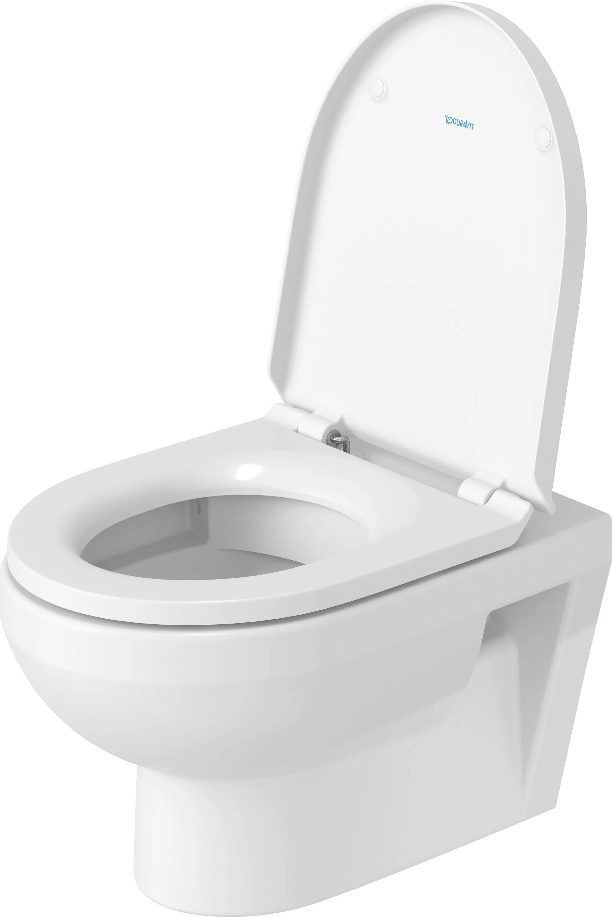 Duravit Wand-Tiefspül-WC inkl. WC-Sitz „No.1“ 37,3 × 54 × 39,3 cm, Befestigung sichtbar