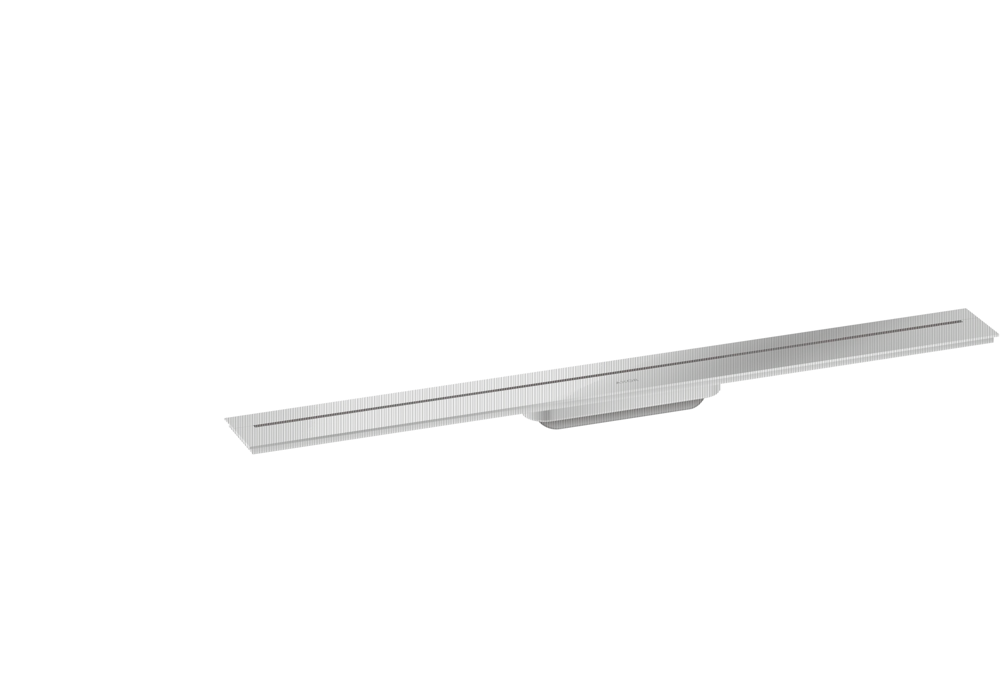 Hansgrohe AXOR Drain Fertigset Duschrinne 800 Wandmontage Chrom Hansgrohe AXOR Drain Fertigset Duschrinne 800 Wandmontage Chrom