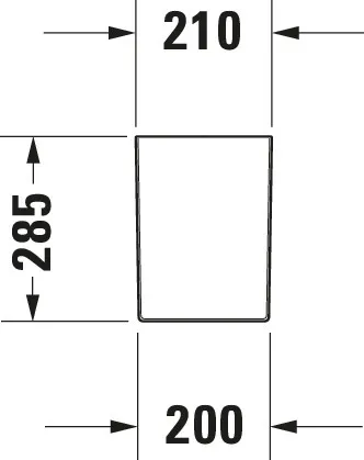 Halbsäule Happy D.2 für 231680, 261665, 231660, weiß