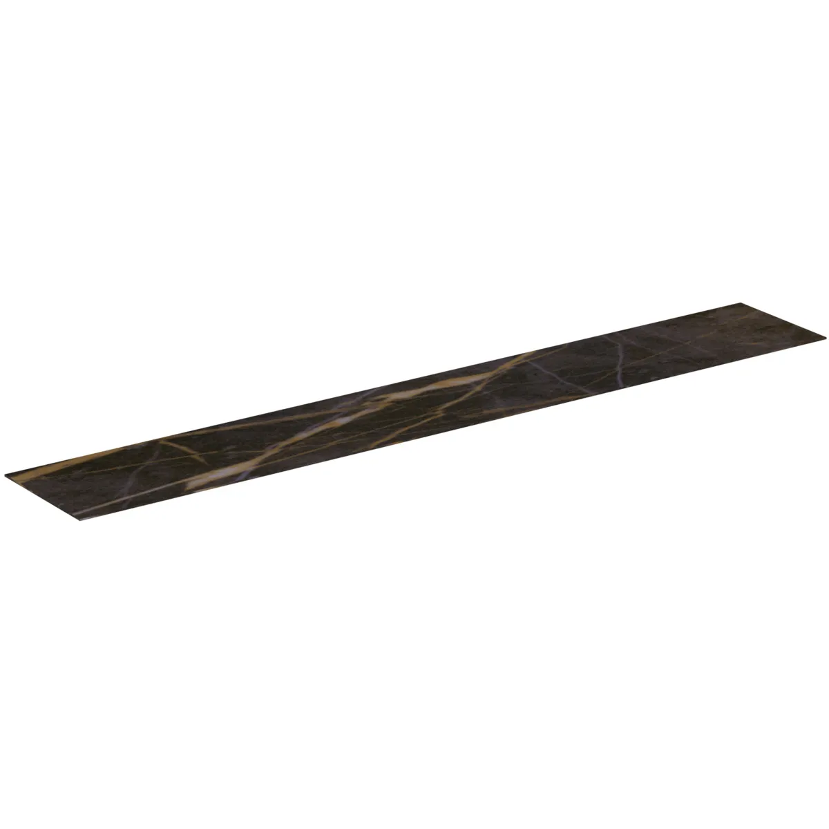 Waschtischplatte Conca, aus Keramik, 2387x373x6mm, Marmor Noir Desir Waschtischplatte Conca, aus Keramik, 2387x373x6mm, Marmor Noir Desir