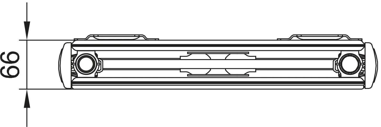 Flachheizkörper Verteo Line Typ 20, HxLxT: 1200x300x66 mm, Farbe: Weiß RAL 9016 seidenglanz, 10 bar, Abdeckung: mit, Wärmeleistung 75/65-20: 569 Watt, Winkelkonsole kurz Flachheizkörper Verteo Line Typ 20, HxLxT: 1200x300x66 mm, Farbe: Weiß RAL 9016 seidenglanz, 10 bar, Abdeckung: mit, Wärmeleistung 75/65-20: 569 Watt, Winkelkonsole kurz