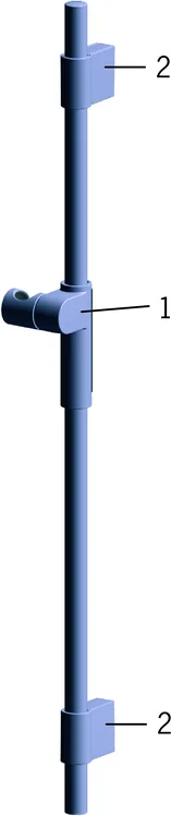 HansaACTIVEJET Wandstangen-Brausenset Hansaactivjet 8437 Chrom/Hellgrau 1-strahlig HansaACTIVEJET Wandstangen-Brausenset Hansaactivjet 8437 Chrom/Hellgrau 1-strahlig