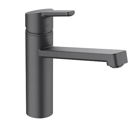 Kludi M3 Spültisch-Einhebelmischer DN 15 Niederdruck mattschwarz, 39 mm, DVGW-zugelassen Kludi M3 Spültisch-Einhebelmischer DN 15 Niederdruck mattschwarz, 39 mm, DVGW-zugelassen