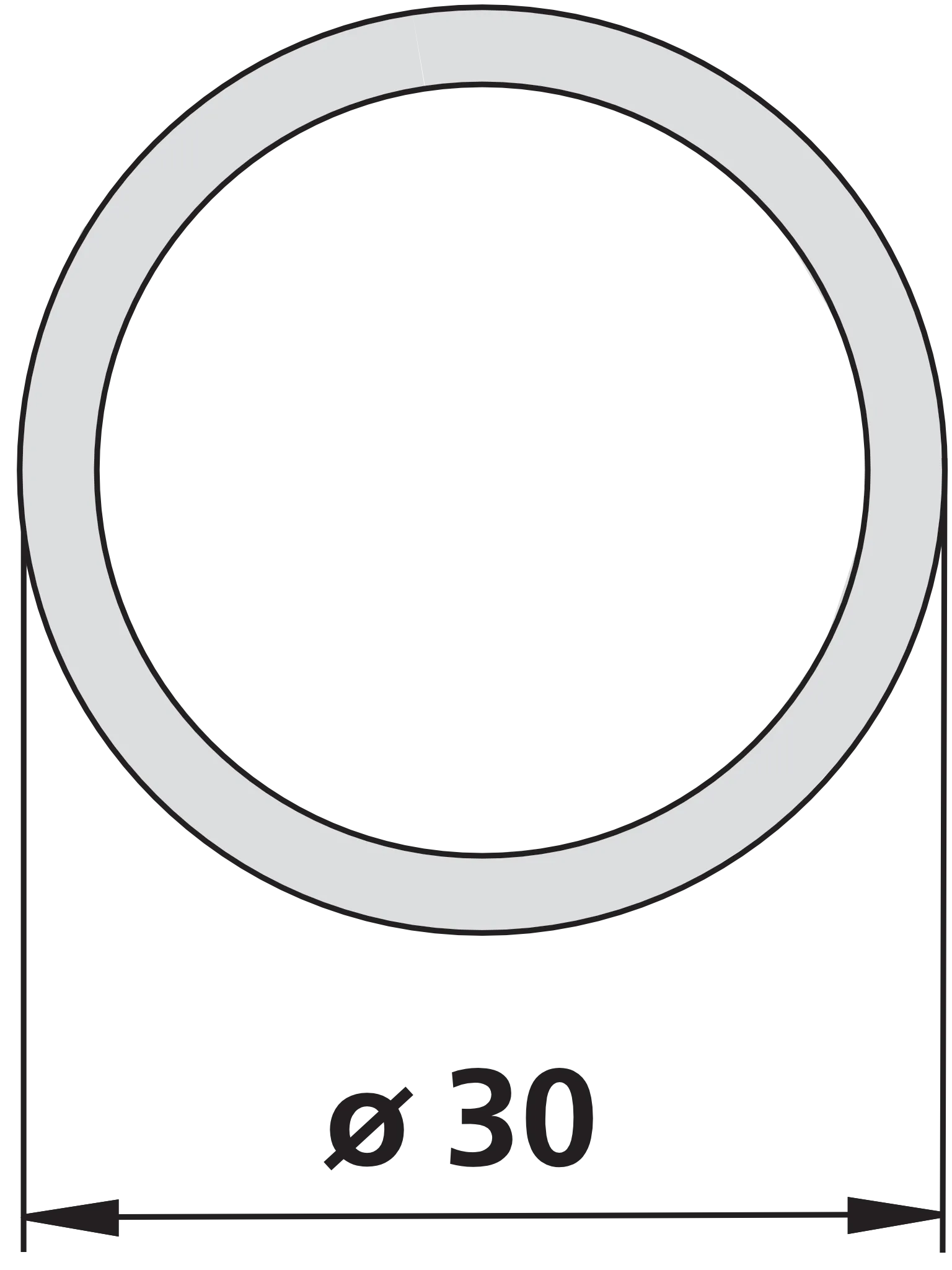 Kermi Duschdesign Deckenstütze „VARIO 2000“ 2500 mm in Silber Mattglanz Kermi Duschdesign Deckenstütze „VARIO 2000“ 2500 mm in Silber Mattglanz