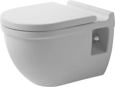 Wand-WC Starck 3 Comfort 545 mm Tiefspüler,Sitzhöhe +50 mm,weiß,HYG