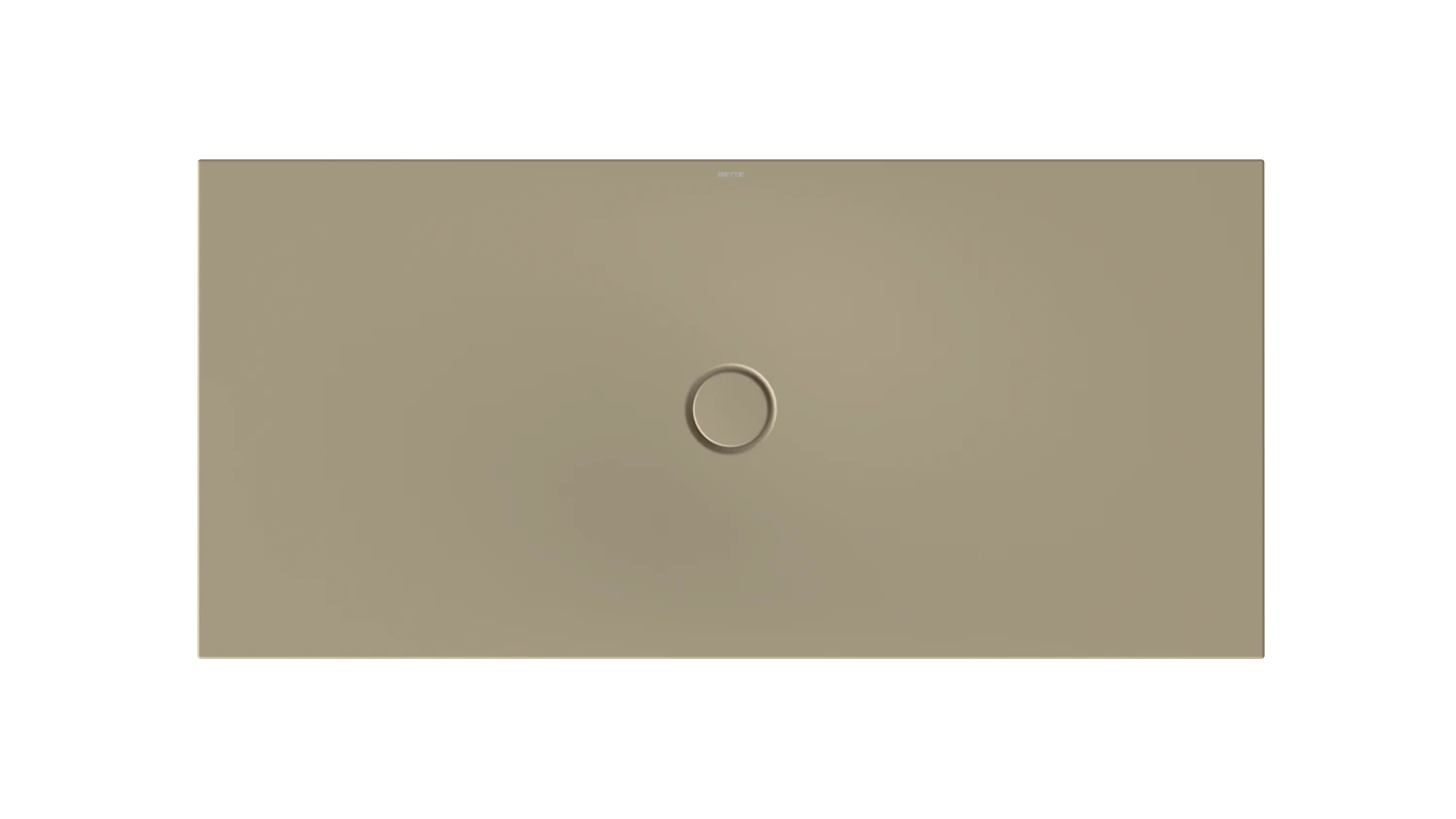 Bette rechteck Duschwanne „BetteFloor“ 1600 × 750 mm mit BetteAntirutsch Pro, ohne Oberflächenveredelung, ohne Wannenträger, in Hazel