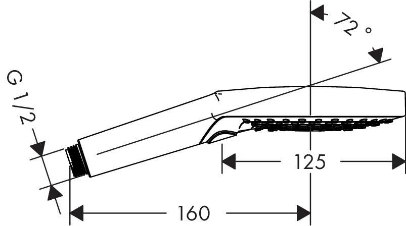 Handbrause 120 3jet Axor chrom