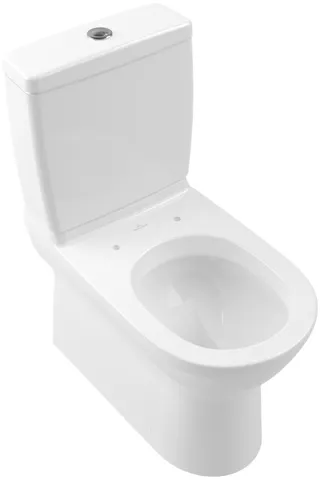 Tiefspül-WC für Kombination O.novo 565810, 360 x 640 x 400 mm, Oval, bodenstehend, Abgang waagerecht, Weiß Alpin