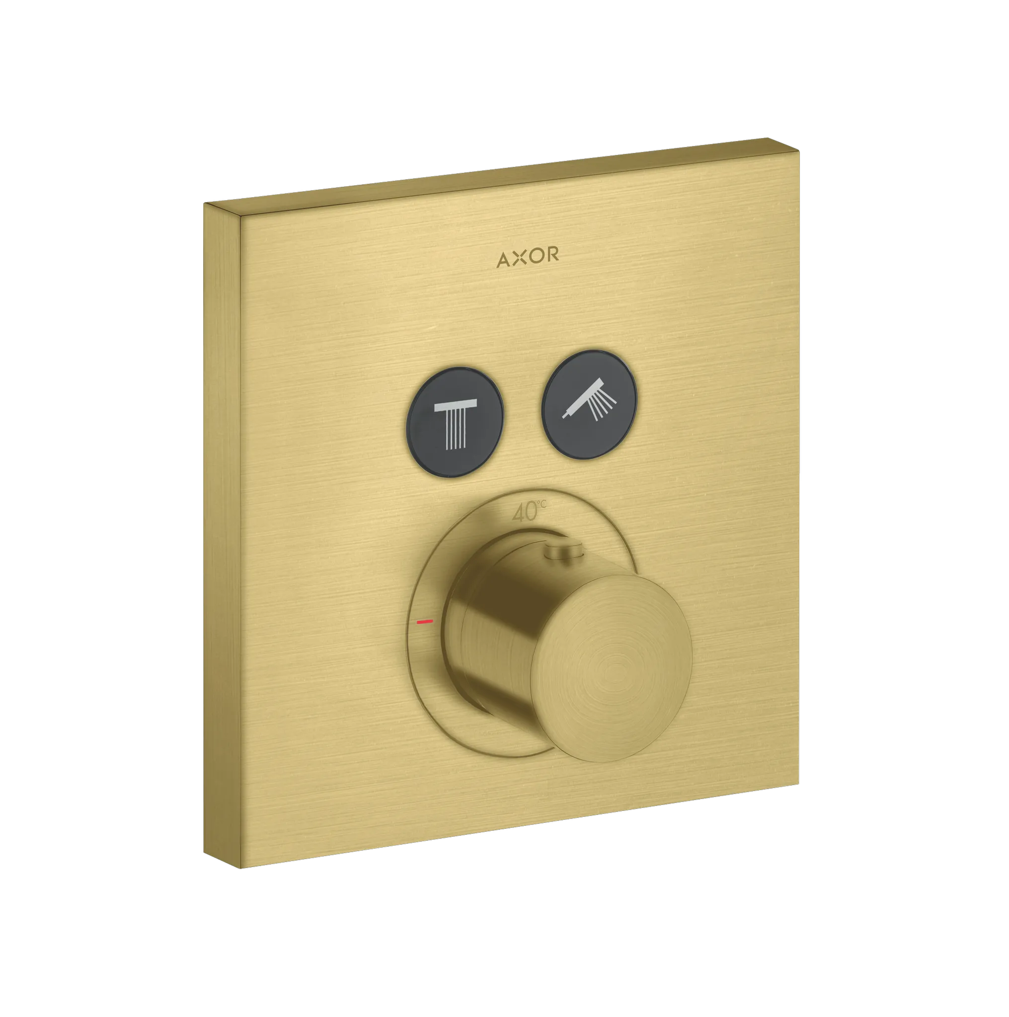 Thermostat UP Axor ShowerSelect Fertigset 2 Verbraucher quadratisch chr. Thermostat UP Axor ShowerSelect Fertigset 2 Verbraucher quadratisch chr.