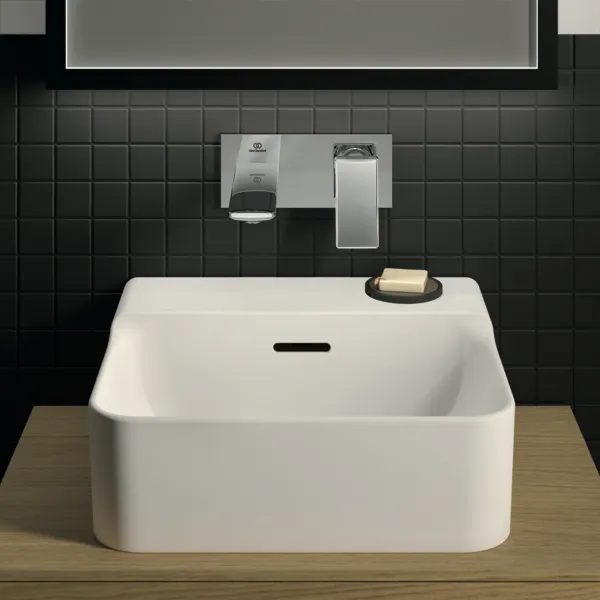 Waschbecken „Conca“ 40 × 35 × 16,5 cm in Weiß