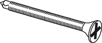 TECEprofil Paneelschraube selbstschneidend 3,5 × 35 mm (250 Stück)